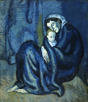 Η μητέρα να προσφέρει στο παιδί της το χάδι της προσευχής