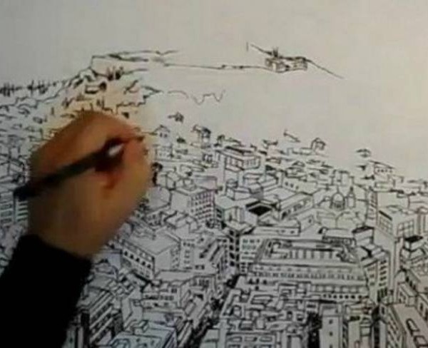 Ένα υπέροχο σκίτσο-video της Αθήνας