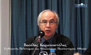 Καθηγητής Β. Καραποστόλης: «Η κυριαρχία της αγοράς στο δημόσιο χώρο και η ευθύνη της θεολογίας»