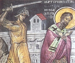 Άγιος Ιερομάρτυς Μεθόδιος Επίσκοπος Πατάρων