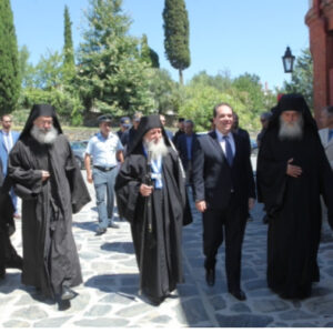 Η Ιερά Κοινότητα αναγνωρίζει την προσφορά Δήμτσα στη διοίκηση του Αγίου Όρους