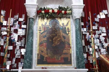 Όρθρος – Θεία Λειτουργία – Βατοπαιδινό Μετόχι Αγίου Νικολάου Πόρτο Λάγος (09/05/20)